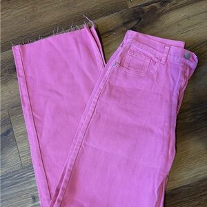 SHEIN Pink Denim Women's Jeans